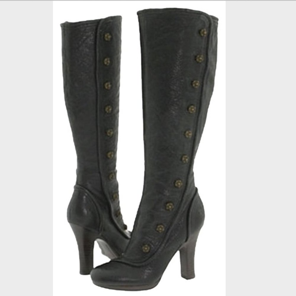 Black Frye Mathilda Boots 9 victorian/steampunk